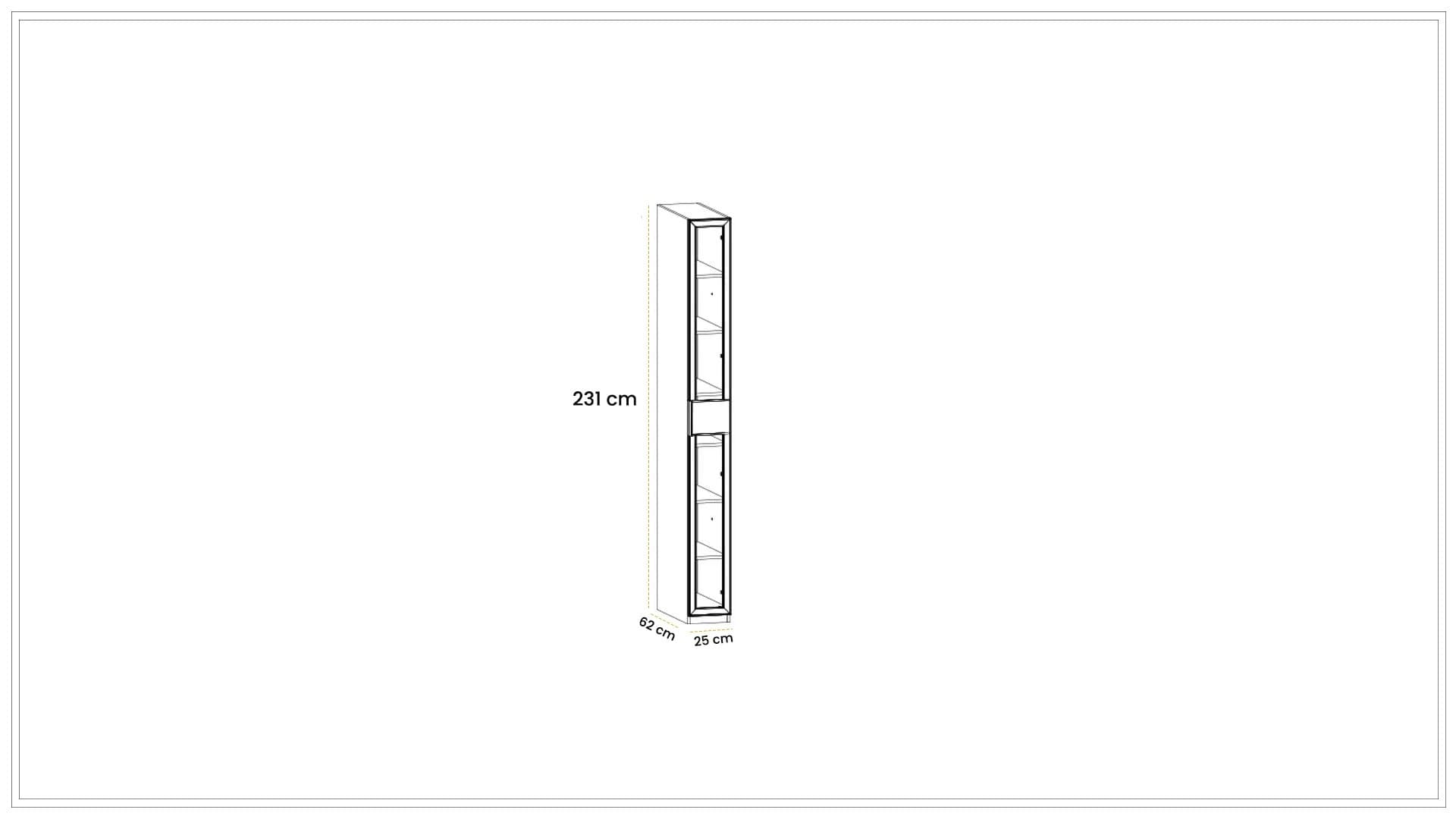 Kaşmir 25 cm Dolap - 3