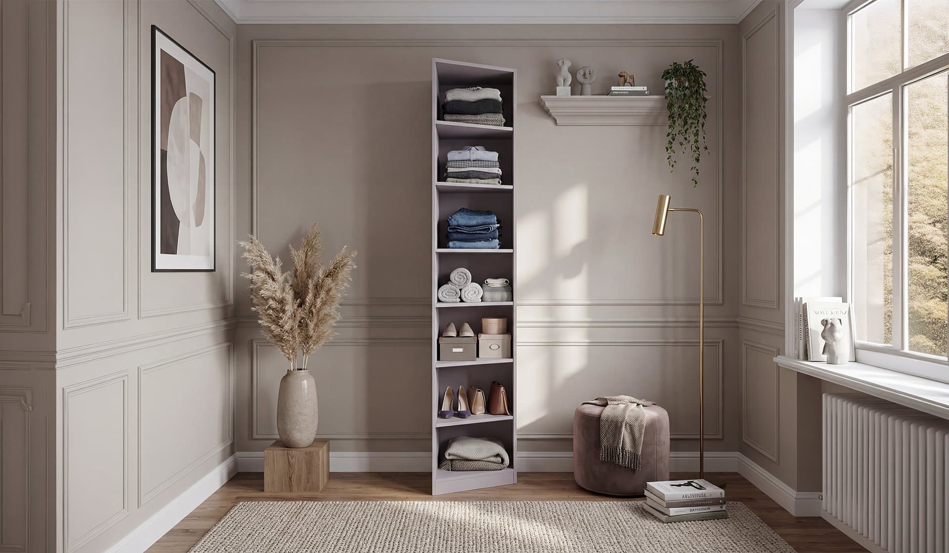 Zerre 50 cm Açılı Sağ Dolap